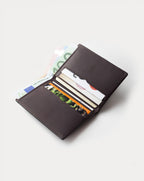 Slim Leather Wallet Costa Black Coffee