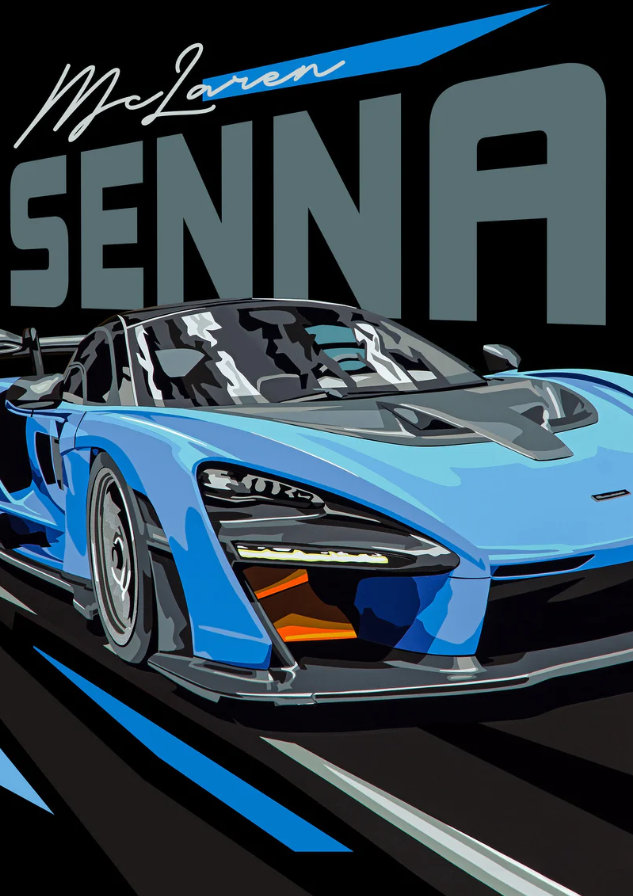 McLaren Senna Poster