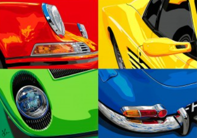 Speed Icons: Porsche, Ferrari, Lamborghini and Jaguar