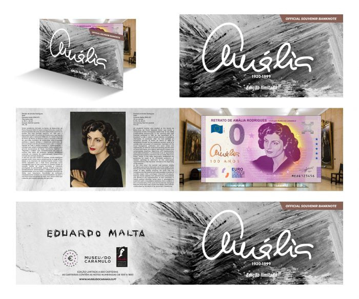 Portrait of Amália Rodrigues Banknote (Special and Limited Edition)