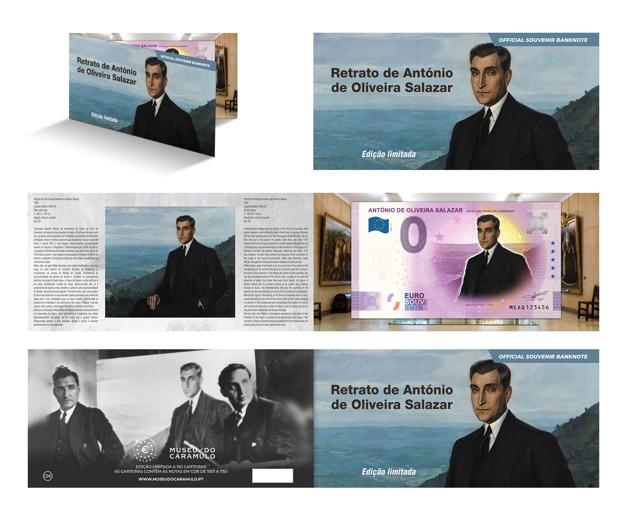 António Oliveira Salazar Banknote (Special and Limited Edition)
