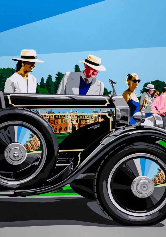 Vintage Rolls Royce at Waddesdon Manor