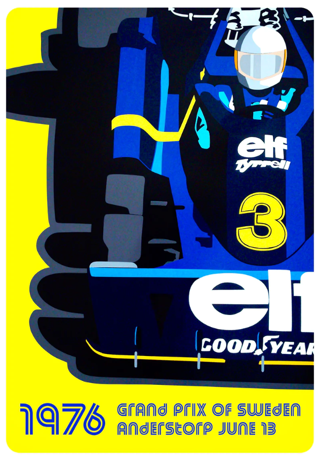 BPC (Bedroom Poster Collection) 1976 Tyrrell P34